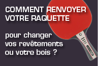comment renvoyer votre raquette