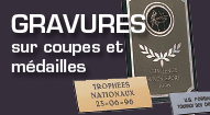 Gravure sur coupes et m�dailles